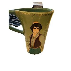 DISNEY ALADDIN 12OZ TALL GREEN COFFEE MUG